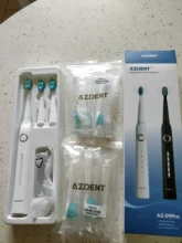Electric-Toothbrush Sonic Teeth-Whitening Rechargeable AZDENT Adults Waterproof 5-Modes
