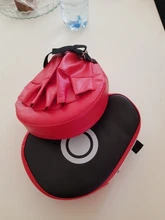 Muay Thai-Muay Thai de boxeo curvo, deflector curvo resistente a los golpes, entrenamiento Sanda, de cuero PU, objetivo de mano de 5 dedos