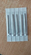 100 unids/lote desechables Piercing agujas Mixte 12G 14G 18G 20G Jetable Piercing agujas pour oído, nariz Nombril Mamelon