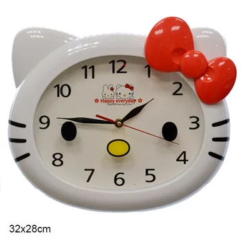

Wall Clock baby kitten model 15145b
