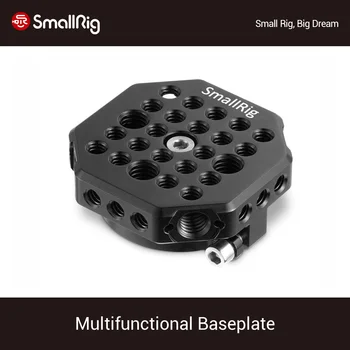 

SmallRig Multifunctional Baseplate Mount With 1/4" 3/8"Threaded Holes For Zhiyun Crane 2 Handheld Gimbal Stabilizing Rod - 2120