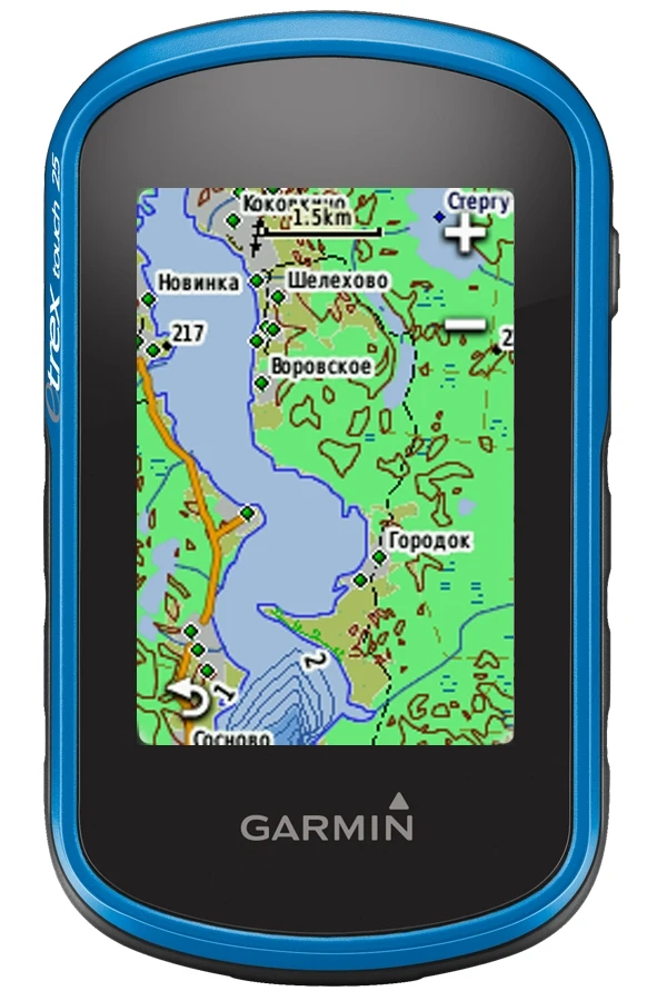 Портативный навигатор Garmin eTrex Touch 25 GPS Glonass Russia