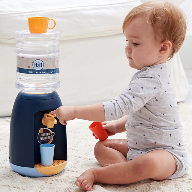 Montessori method educational water dispenser Mini drinking fountain for children Simulation device kitchen toy For Kids 1