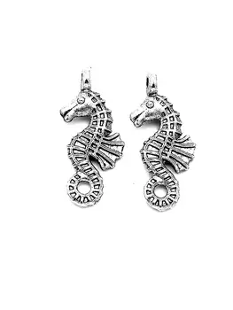 

30pcs Seahorses charms pendant 23x11mm antique silver ornament accessories jewelry making craft base material