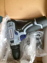 WORKPRO-Destornillador eléctrico inalámbrico 12V, mini controlador de potencia inalámbrico, batería de iones de litio CC de 3/8 pulgadas, 2 velocidades