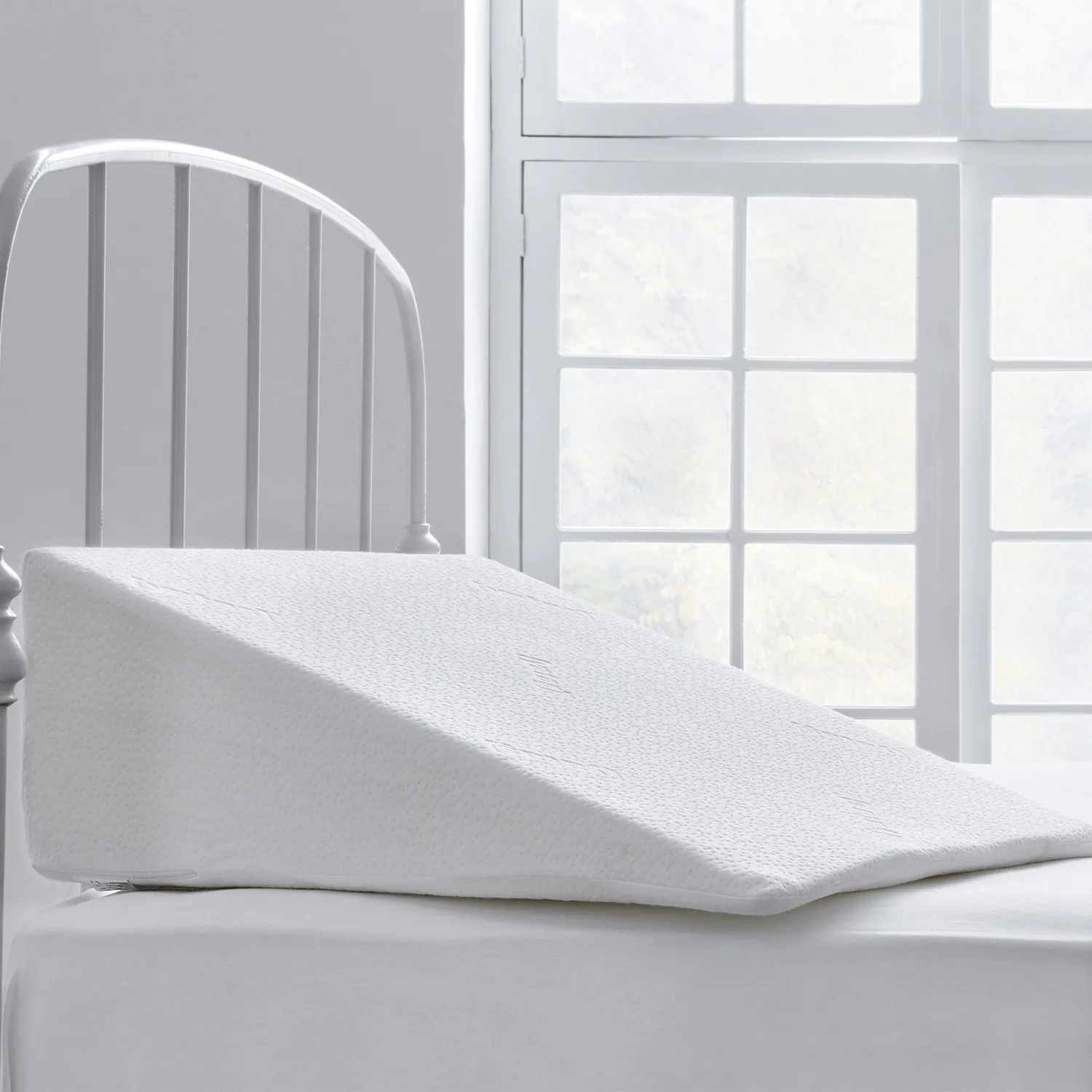 Yatas Bedding Reflux Disease Memory Foam Visco Pillow 100 Cotton Neck