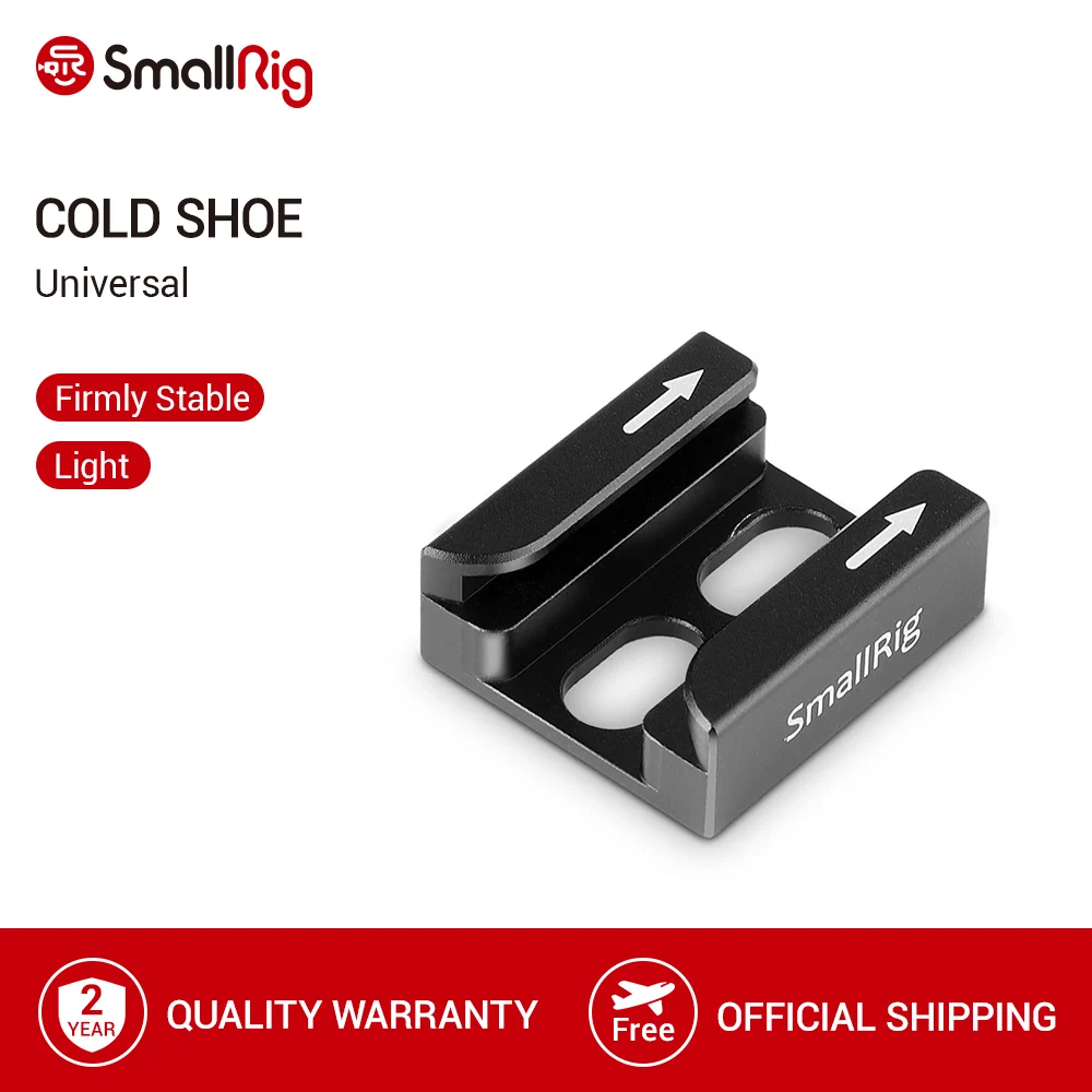 Адаптер SmallRig для холодного башмака с двумя надежными изгибами совместимый