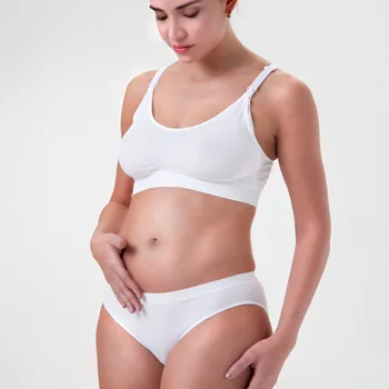 

5-Pack Ninniline Bamboo Seamless Under The Bump Maternity Panties Pregnancy Postpartum Underwear