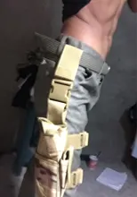 Funda Universal para pistola Tornado, pierna táctica, muslo, caza, militar, Airsoft, Glock, Beretta, funda de pistola