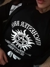 2020 nueva camiseta mujeres Supernatural Winchester Bros Hip Hop mujeres camisetas de 100% de algodón de talla grande de verano streetwear camisetas top