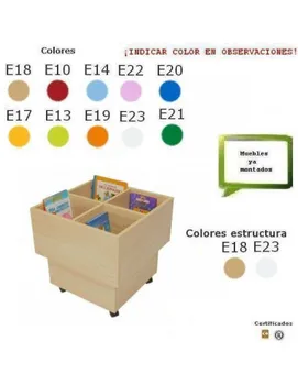 

CUBE LIBRARY LIBRARY 60X60X60 CM FINISHING IN BEECH