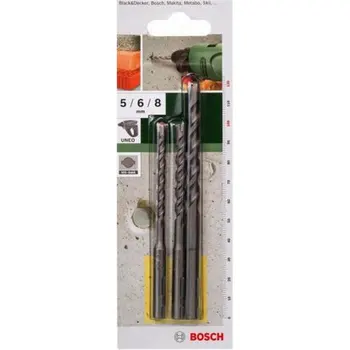 

DRILL BIT CONCRETE SDS QUICK 05/6/8 MM 03PZ UNEO BOSCH