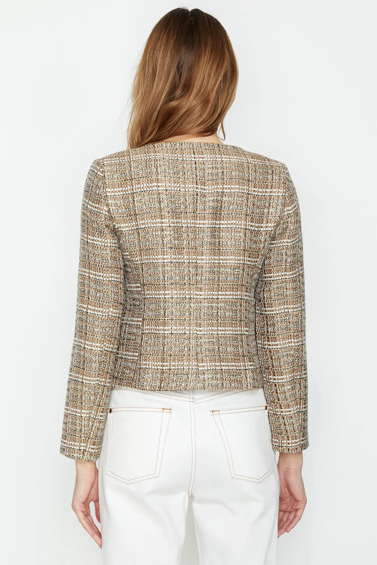 Coton Женская куртка Ecru 9KAK52680UW