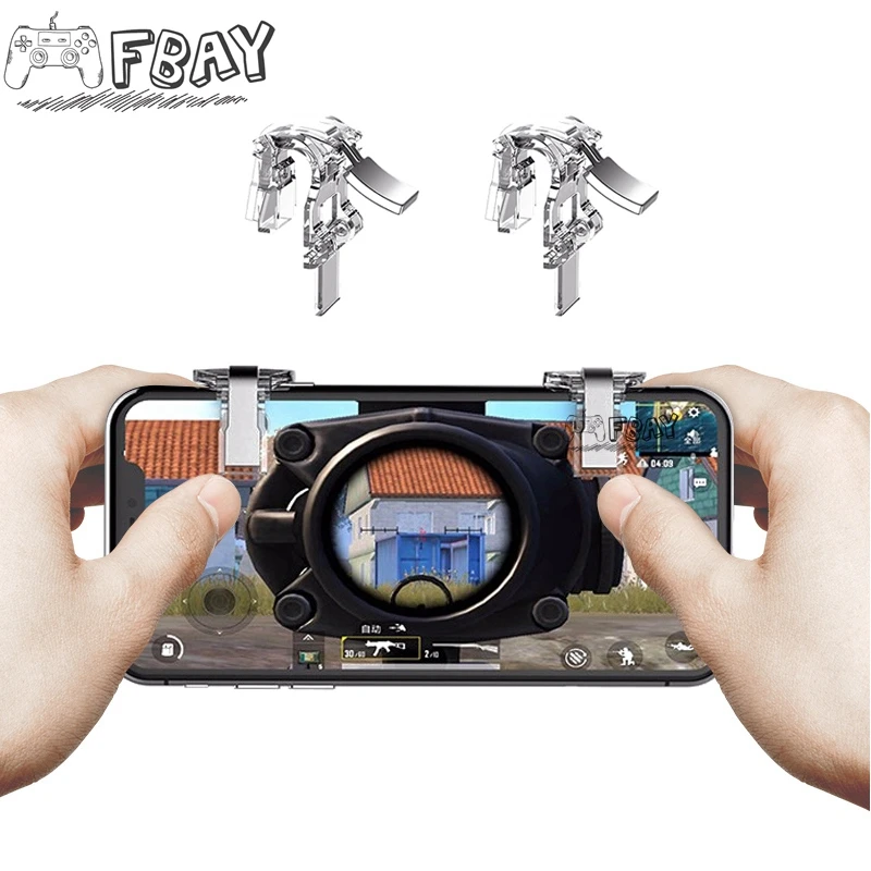 

PUBG Mobile Trigger Gamepad Gaming L1R1 Shooter Pubg Mobile Controller Smart Phone Fire Button Aim Key Joystick