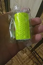 Tira reflectante de coche de 100x5cm, pegatinas de decoración de estilo tira de advertencia de carretera, cinta de seguridad para motocicleta, reflectante de coche de bebé, cinta de seguridad vial