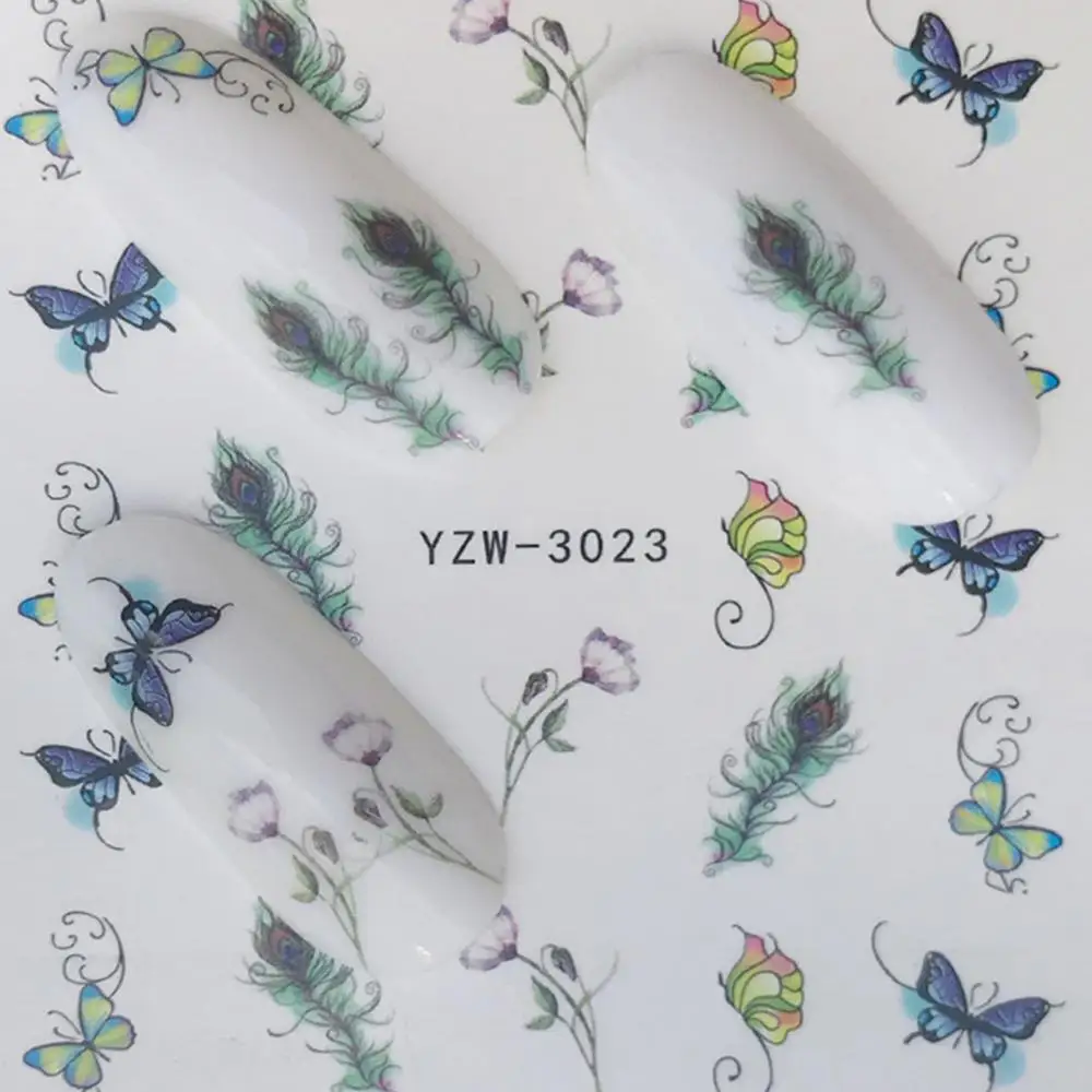 Nail Sticker 19 1 шт Женская новая наклейка для ногтей Кошка водная переводная горка наклейка для ногтей советы для декора Etiqueta do prego - Цвет: Nail Sticker 19