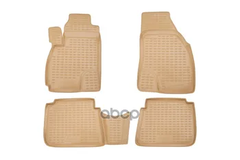 

Mats in the interior Hyundai Santa Fe classic 2001-2006, 4 PCs. (Polyurethane, beige) element art. Nlc.20.11.212