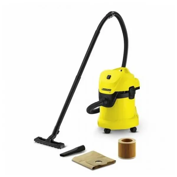 Пылесоса Karcher WD3 17 L 1000 Вт цвет: желтый