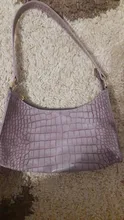 Bolso de mano pequeño de piel sintética con estampado de cocodrilo para mujer, bolso de hombro femenino, a la moda, informal, Retro