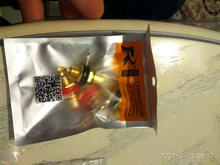 Conector RCA chapado en oro para montaje en Panel de chasis, toma de Audio, mampara con tuerca, copa de soldadura, venta al por mayor, 2 uds., 1 par