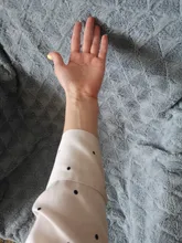 Casual Women Blouse Tops Collar Long-Sleeve Office-Work Printed Polka-Dot Fashion Ladies