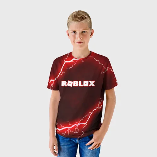 ROBLOX Two-dimensional Summer T-shirt Game Digital Printing Breathable  Round Neck Short-sleeved 3D Sports Top - AliExpress