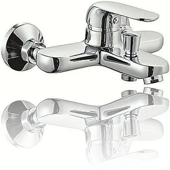 

BATHTUB MIXER FAUCET WITH DIVERTER BATHROOM SINGLE LEVER CHROME 52955