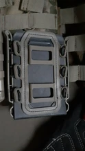Bolsa de revista táctica Molle para Ar15 M4 5,56 7,62 9mm escorpión rápido Mag de liberación rápida Mag TPR funda con cubierta caja de engranaje de caza