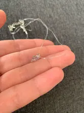 DoreenBeads de moda Invisible transparente línea de pesca collar de diamante de imitación de cuello de encaje de las mujeres joyería minimalista