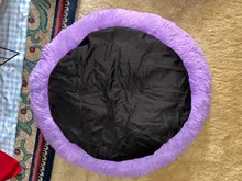 Perrera larga de felpa supersuave para mascotas, saco de dormir redondo, tumbona para casa de gatos, cesta de sofá cálido de invierno para perros pequeños, medianos y grandes