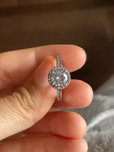 Anillos de plata de ley 925 auténtica para mujer, corona princesa Tiara, corazón de amor brillante, CZ, joyería de compromiso de aniversario