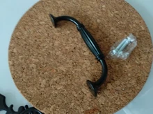 PQB-tiradores para mobiliario Pomos y tiradores de armario, manijas cajón de cocina, tiradores de armario, pomos de armario, color negro