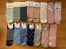 5pairs/pack 100% Cotton Kids Socks Lot Unicorn Unisex Baby Socks for Girls&boys Children