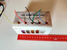 Wire-Cable Copper-Line Electrical-Wire DIY Flexible Silicone 20/18awg 5-Color Mix-Box