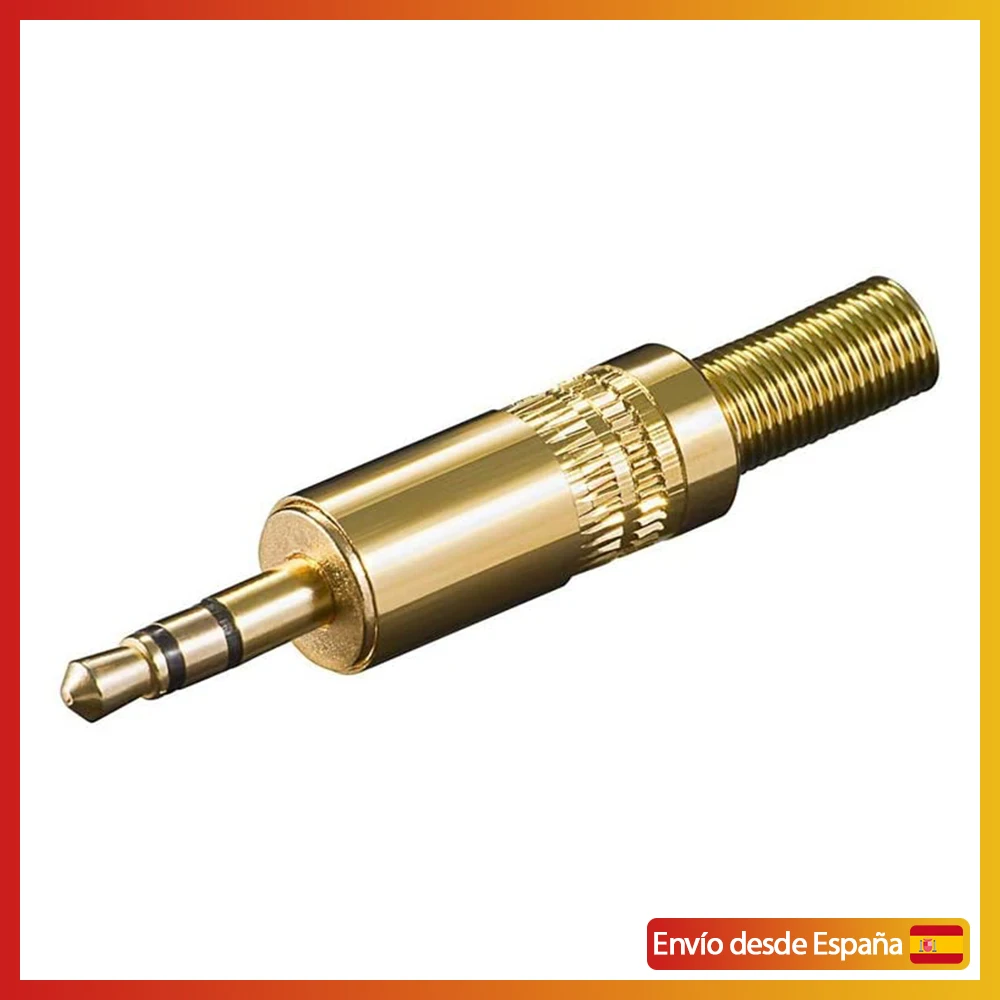 Audio Jack connector Headphones for male connector 3 5mm 3 5 stereo plug with metal shell