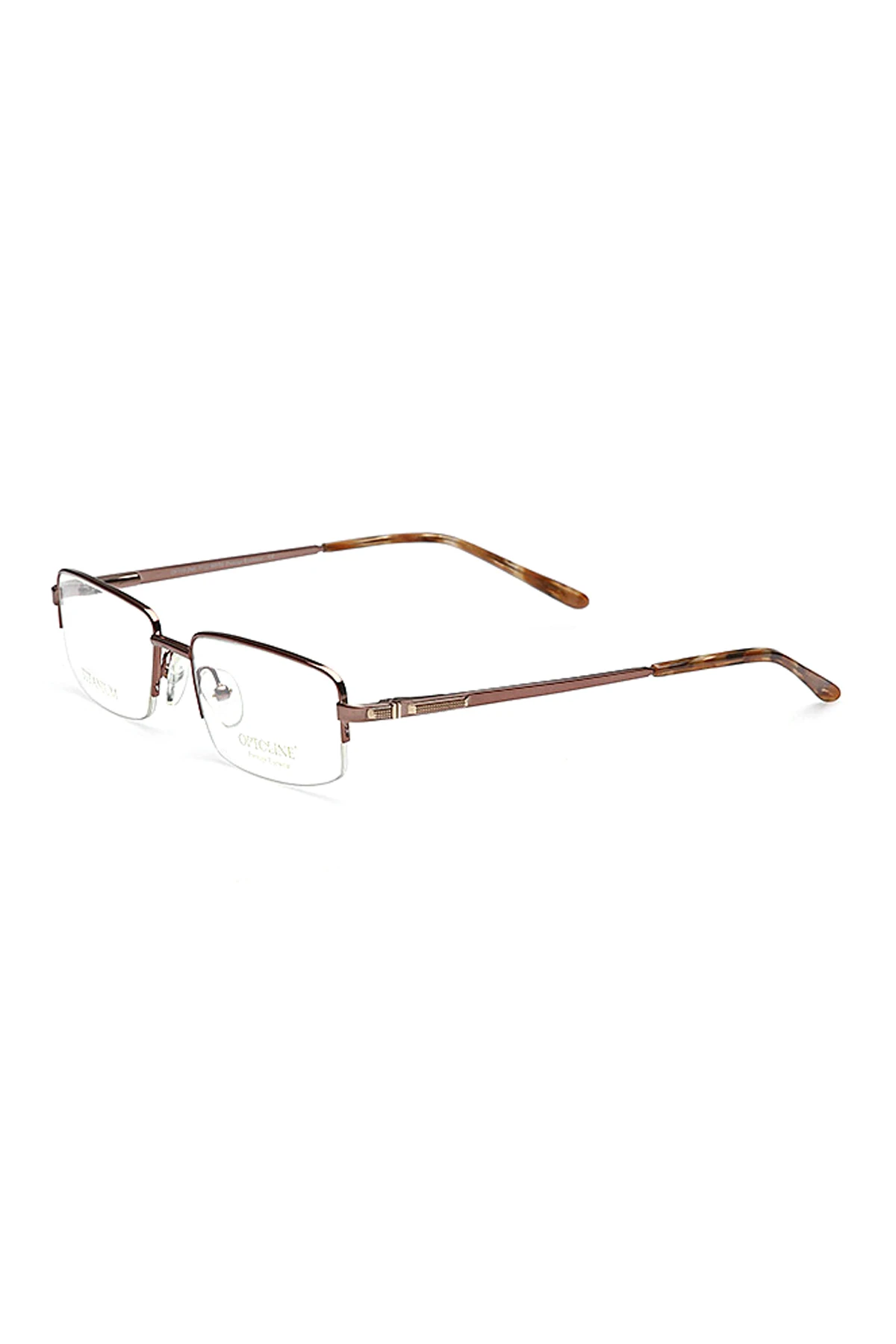 

Markamilla Men Reading Glasses Frame Demo Glasses Eyewear Transparent High Quality MenOptoline F-S 3727 BR