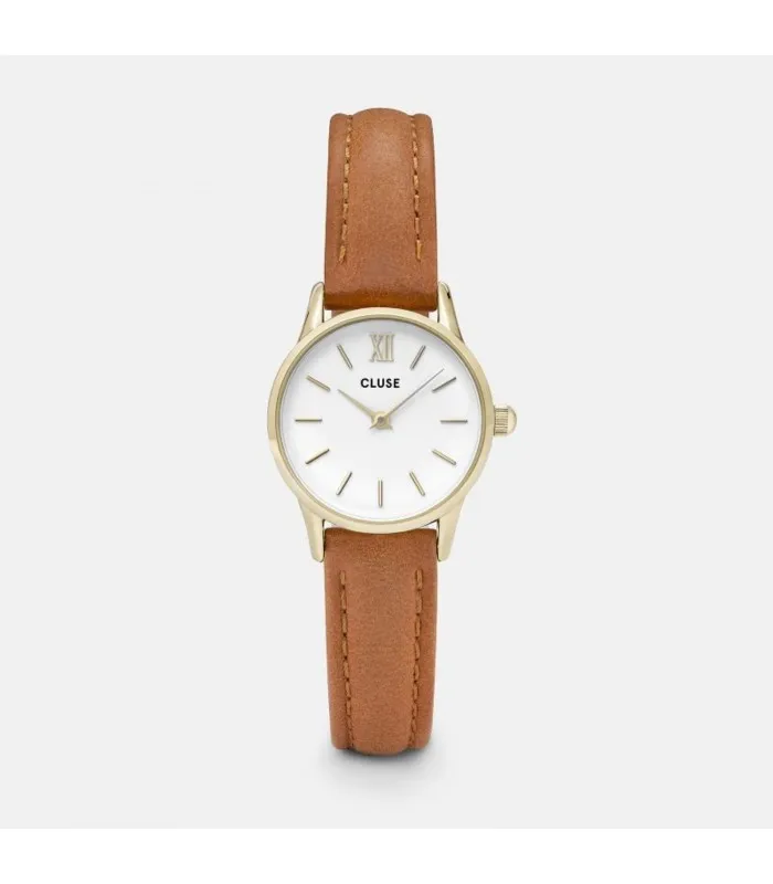 CLUSE часы VEDETTE GOLD WHITE/CARAMEL CL50022