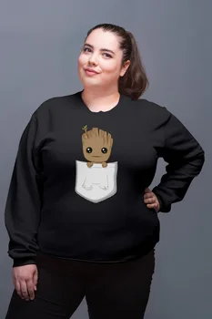 

Angemiel Wear Groot Black Women Sweatshirt