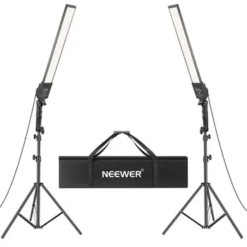 

Neewer 2-Pack Photography LED Light Stick Video Lighting Kit: Dimmable Handheld LED Video Light for Portrait/Product Photography