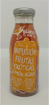 

20x infusion exotic fruit, lemon and agave - Bilurico Ready to Drink Tea. Drink healthy and eco-friendly. 1,80 €/bottle