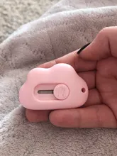 Cuchillo de utilidad Mini para estudiantes, suministros escolares Kawaii de corte de papel para oficina, 1 Uds.