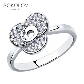 

SOKOLOV ring with cubic silver fashion jewelry 925 women's/men's, male/female, women's male