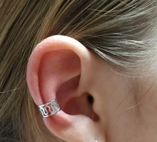 12pc de acero inoxidable Clip oreja manguito aretes falso cartílago pendientes lote Clip no perforante en pendientes para las mujeres