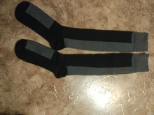 Calcetines cálidos de lana térmica larga para hombre y mujer, medias para esquí, deportes gruesos, transpirables, para exteriores, patinaje