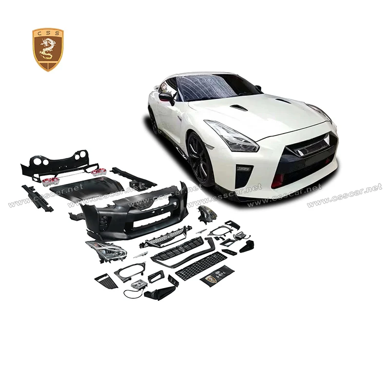 For Nissan Gtr Upgrade New Style Car Headlight Taillight Front Bumper Assembly Pp Iron Cover Body Kits - Body Kits - AliExpress