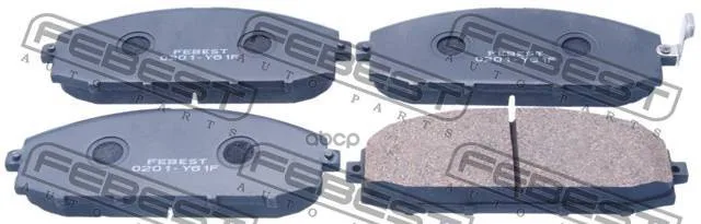 Колодки Тормозные Дисковые 0201-Y61f Febest арт. 0201-Y61F
