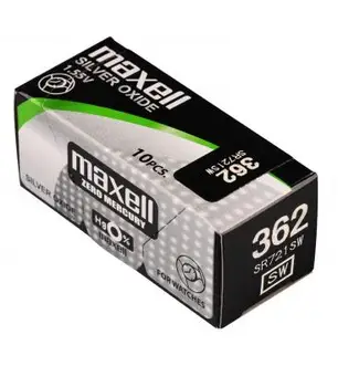 

Pilas de boton Maxell bateria original Oxido de Plata SR721SW blister 10X Uds