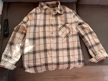 Plaid Shirts Outwear Spring Womens Blouses Checked-Tops Long-Sleeve Loose Female Autumn