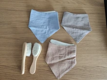 Cepillo de lana Natural para el cuidado del bebé, cepillo para bebé recién nacido, cepillo para el cabello infantil, masajeador de cabeza