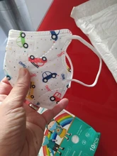 FFP2 Mascarillas KN95 máscara para niños 5 capas cara máscara KN95 para niñas niños respirador de protección de los niños KN95 máscaras Fit 2-9 años